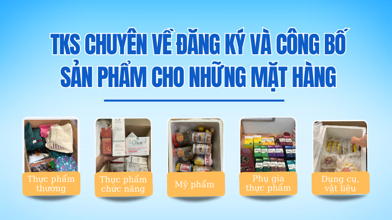những sản phẩm tks chuyên hỗ trợ công bố